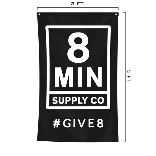 8Min Supply Logo Flag